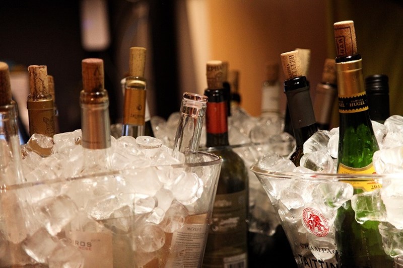 by the glass