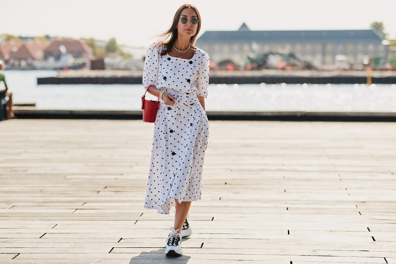 polka dot dress