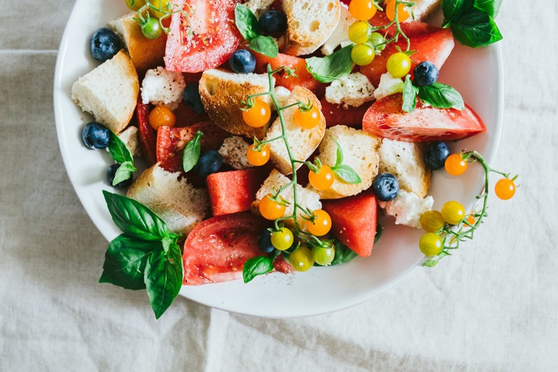 saladtomato-watermelon