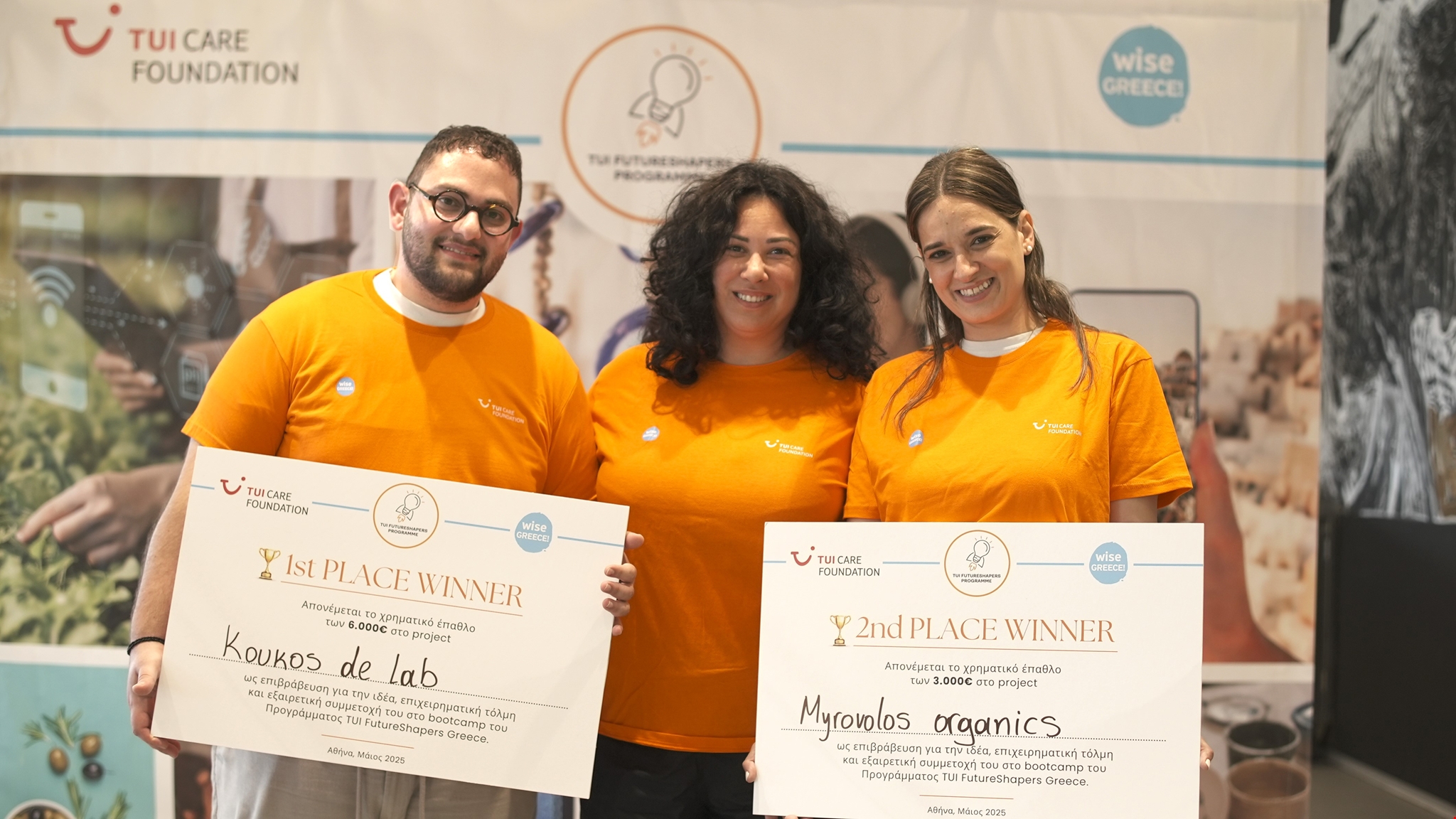 Ανακοινώθηκαν οι μεγάλοι νικητές του Προγράμματος TUI FutureShapers Greece, που υλοποιεί η Wise Greece