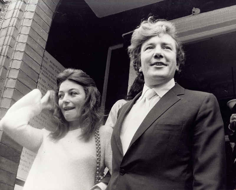 Anouk Aimee με έναν από τους συζύγους της