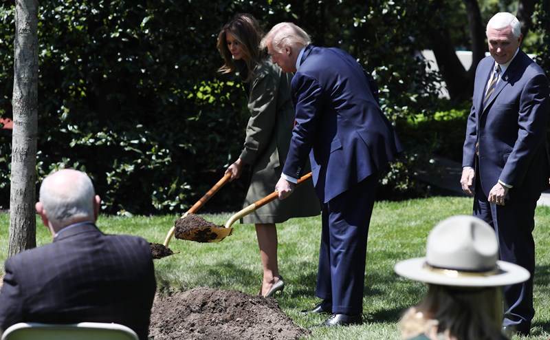 Melania and Donald Trump