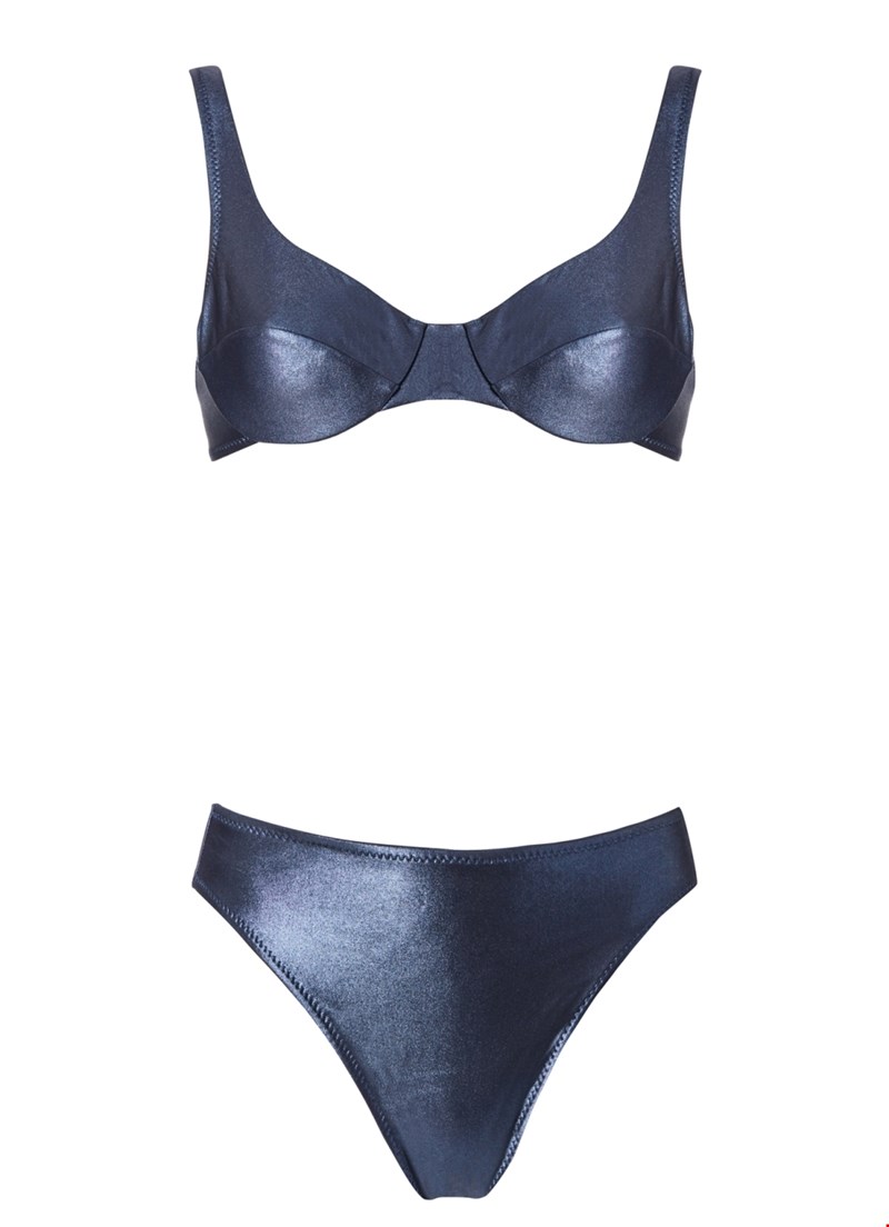 Irma Midnight Blue Metallic Stefania Frangista