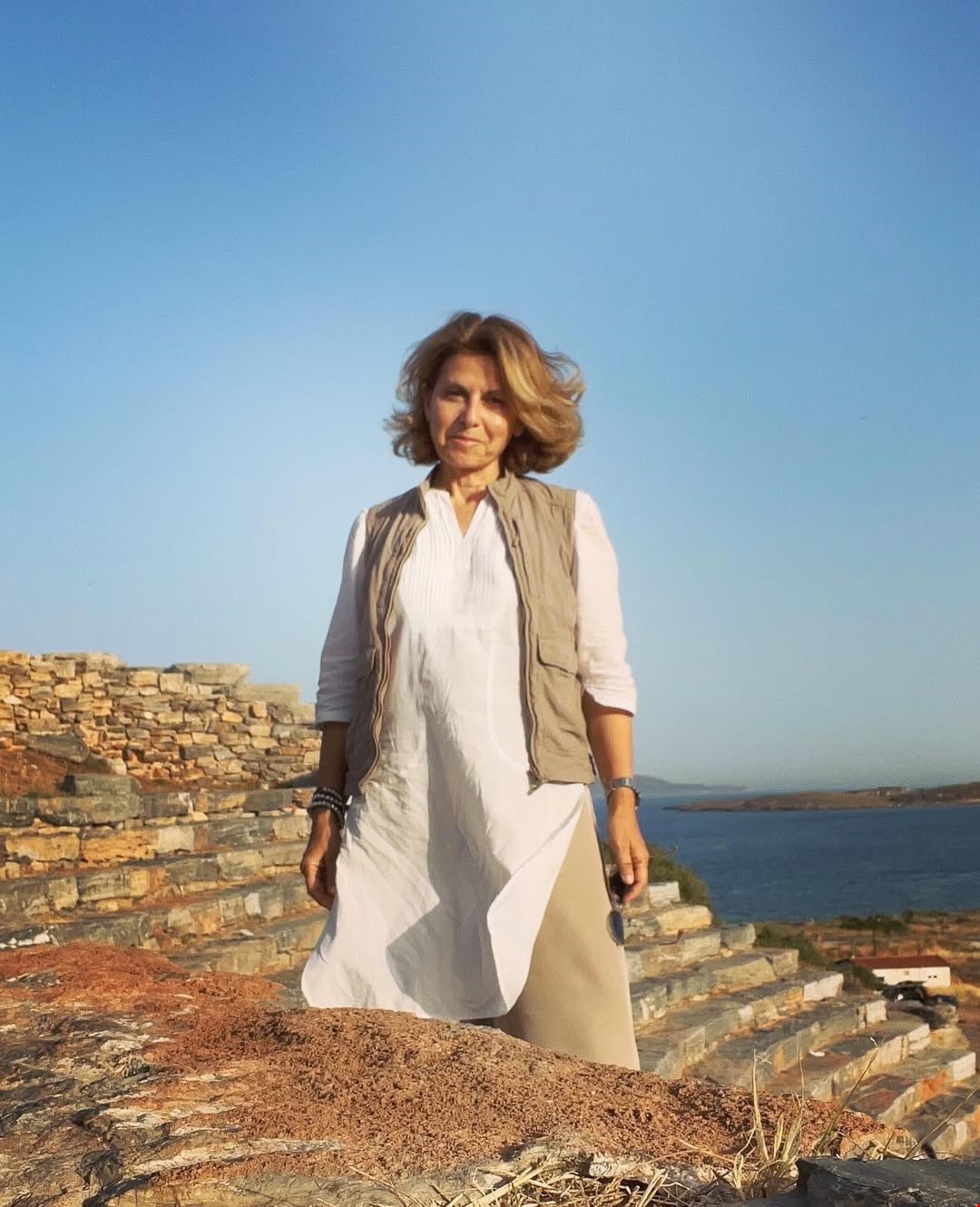 Μάγια Τσόκλη | Οι εντυπωσιακές φωτογραφίες από την επίσκεψή της στο Grand Egyptian Museum (GEM)