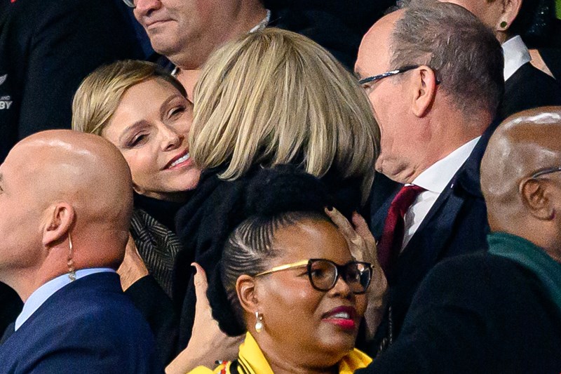 Πριγκίπισσα Charlene και Brigitte Macron