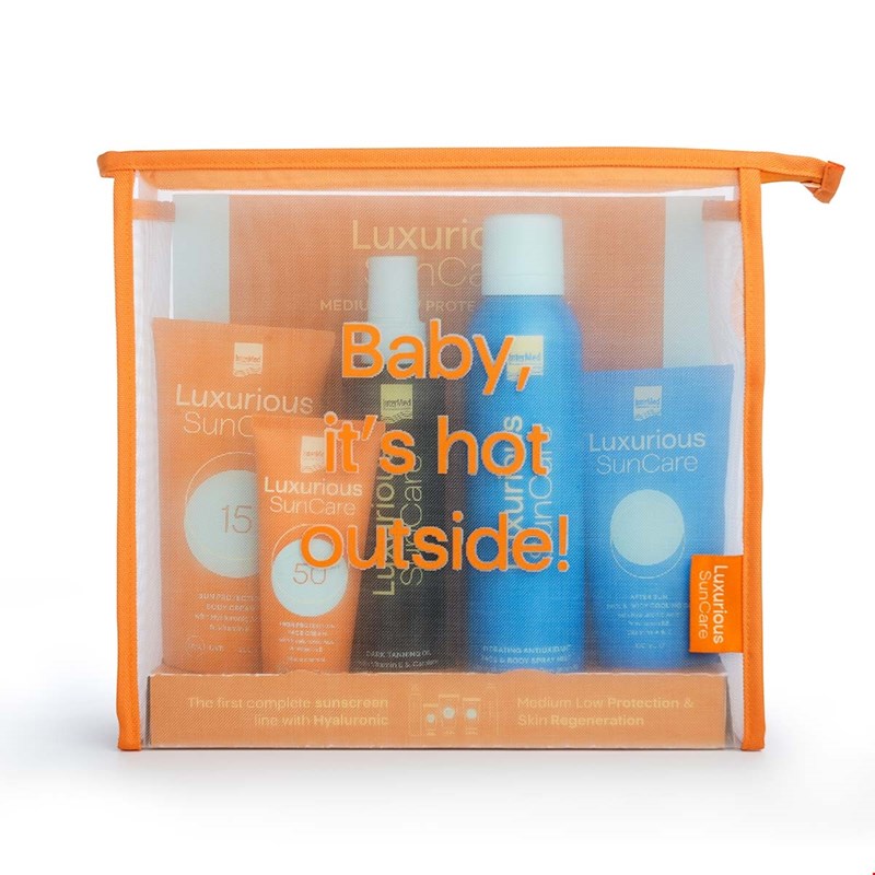 Συσκευασία του προϊόντος Luxurious SunCare Medium Protection Pack της InterMed