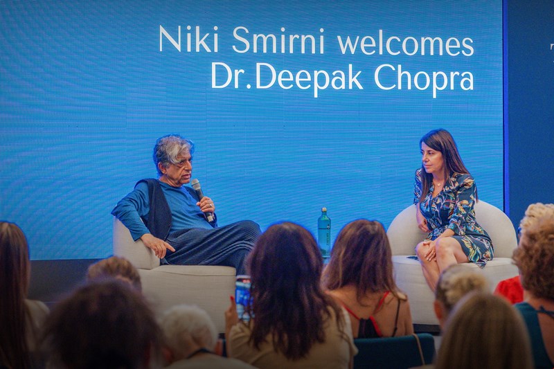 Νίκη Σμυρνή και Deepak Chopra