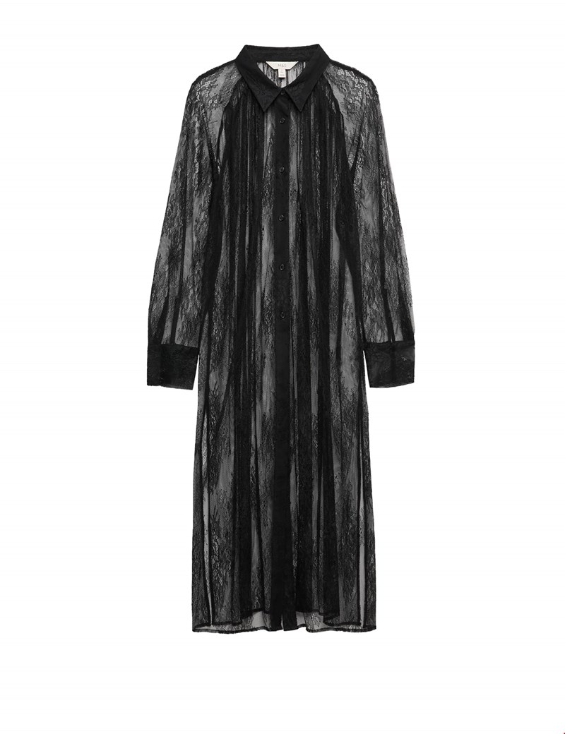 Lace Πουκάμισο M&S