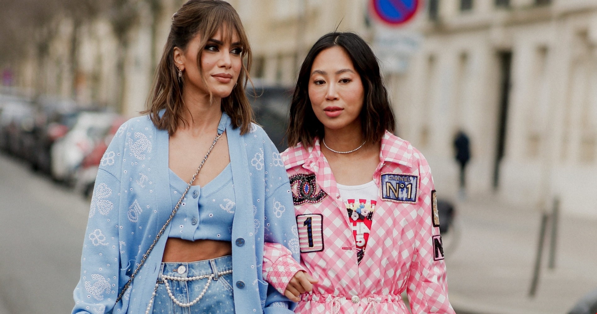 Όλγα Κεφαλογιάννη | Η ανοιξιάτικη εμφάνιση με γαλάζιο κοστούμι - εικόνα 1