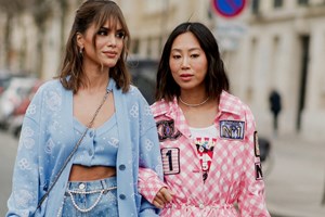 Όλγα Κεφαλογιάννη | Η ανοιξιάτικη εμφάνιση με γαλάζιο κοστούμι - εικόνα 1