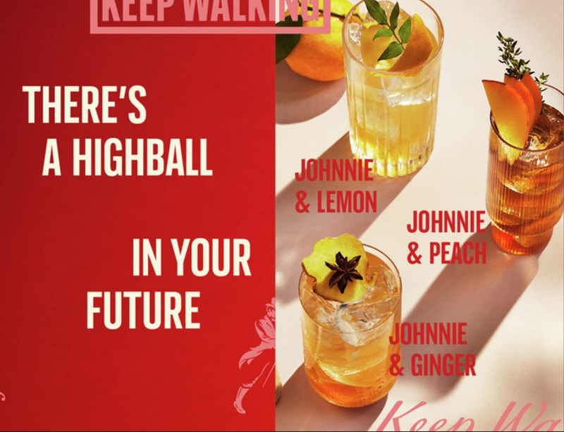 JOHNNIE WALKER BLACK LABEL HIGHBALLS