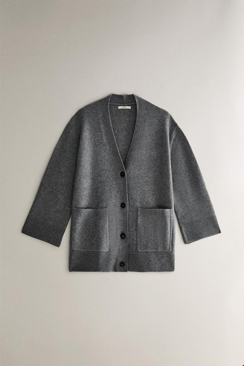 Πλεκτή ζακέτα με μακριά μανίκια, Zara Home