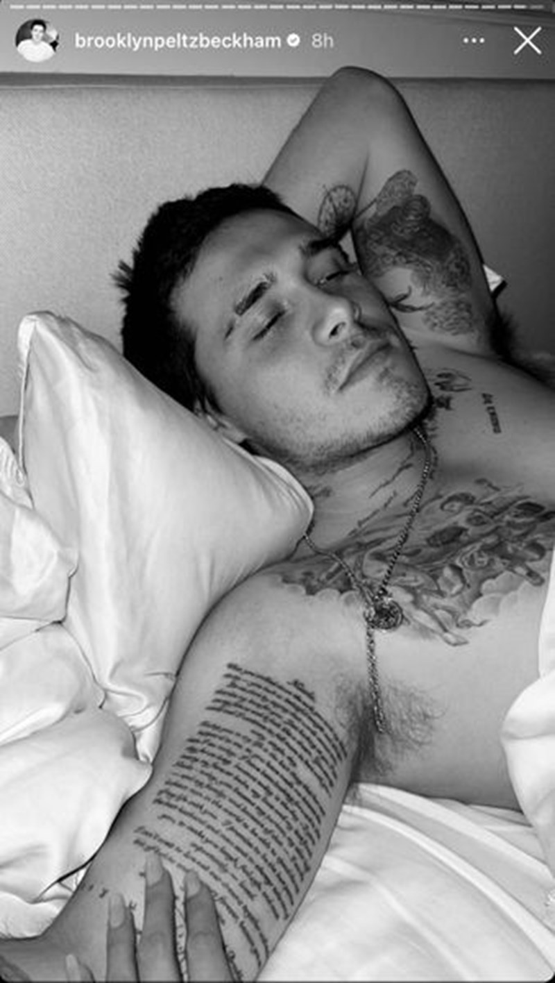 Brooklyn Bechkam instagram story