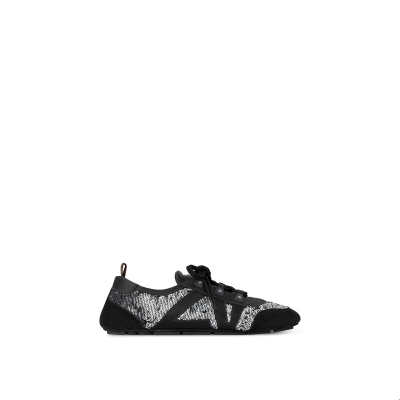 BLACK _ SILVER SEQUINS LV SNEAKERINA