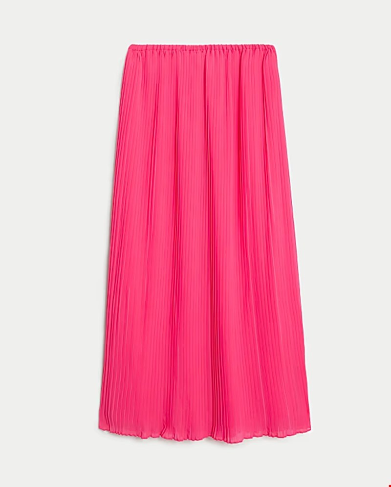 Μίντι πλισέ φούστα Marks & Spencer
