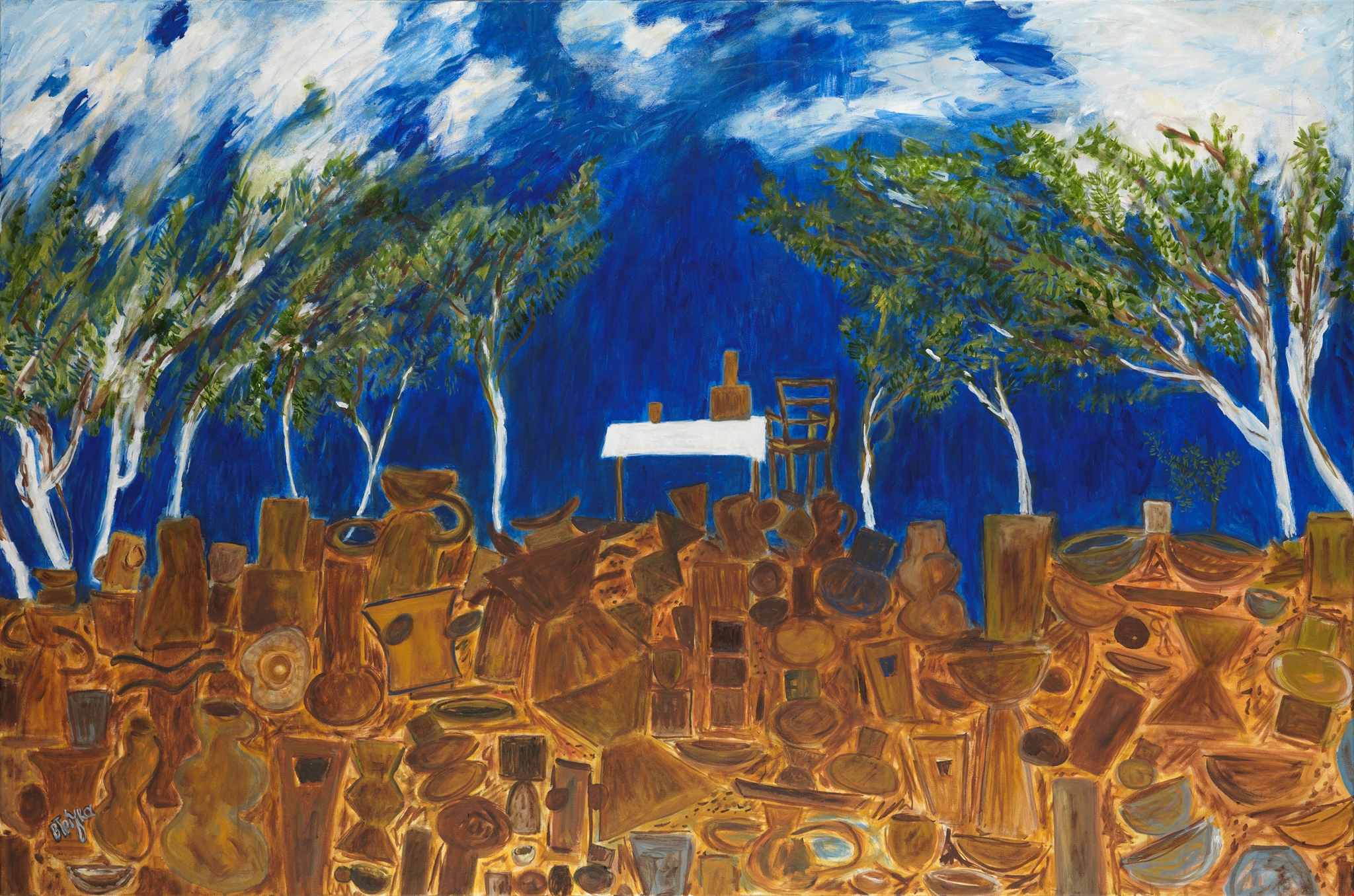 Η Μαρίζα Φασιανού σε εγκαίνια έκθεσης στην Ύδρα | Η σπάνια εμφάνιση - εικόνα 1