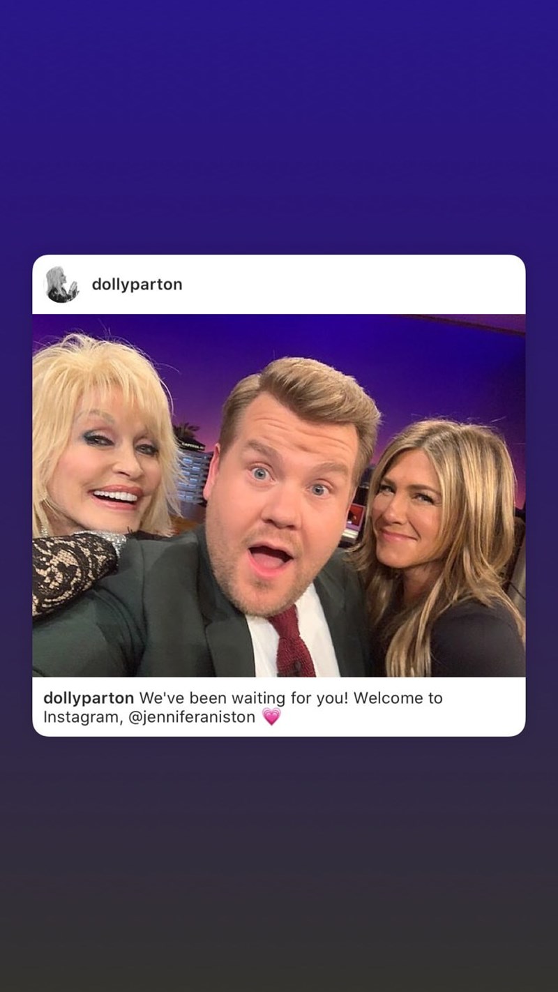 Jennifer Aniston Instagram