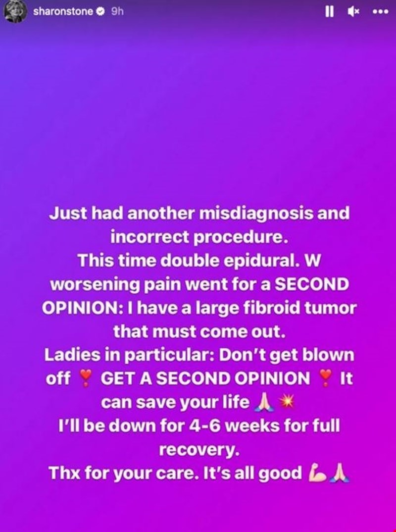 sharon stone instagram