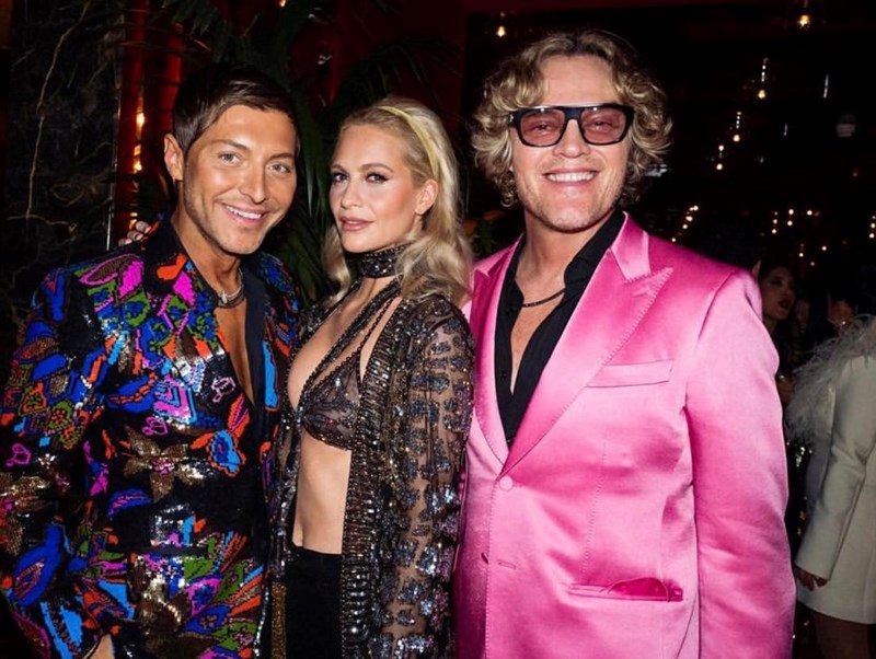 Evangelo Bousis, Poppy Delevingne, Peter Dundas
