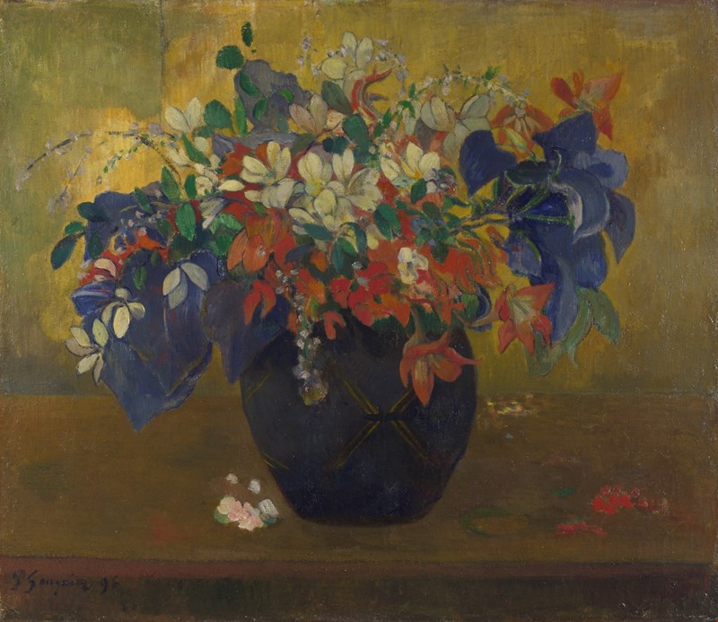 Η Νεκρή φύση με ανθοδοχείο του Paul Gauguin