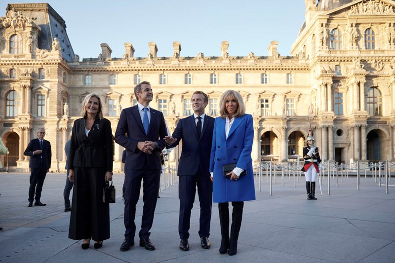 Μαρέβα Μητσοτάκη Brigitte Macron