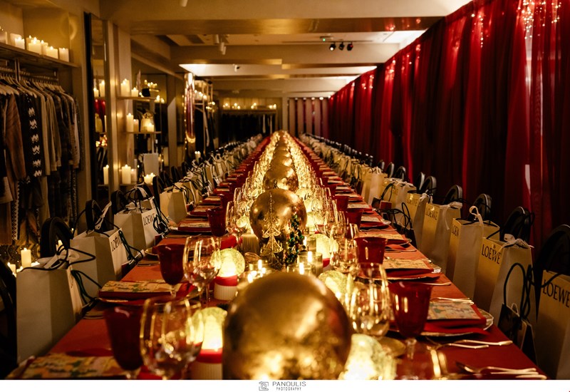 attica private festive dinner