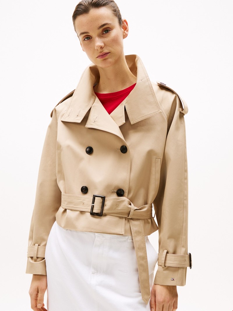 Cropped Καμπαρντίνα, Tommy Hilfiger