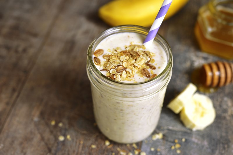 smoothie banana honey