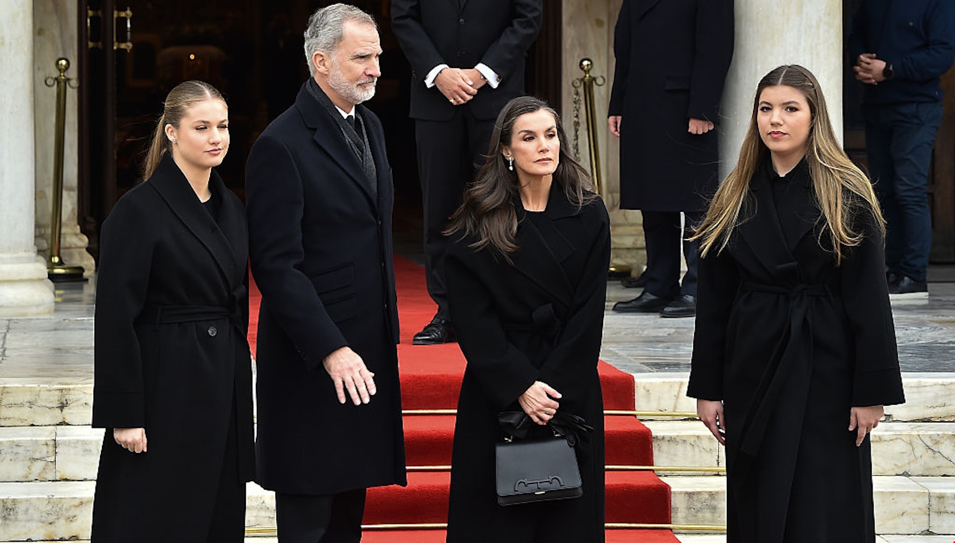 Κηδεία Ειρήνης |  Πρώτη επίσημη εμφάνιση στην Ελλάδα για τη διάδοχο του ισπανικού θρόνου