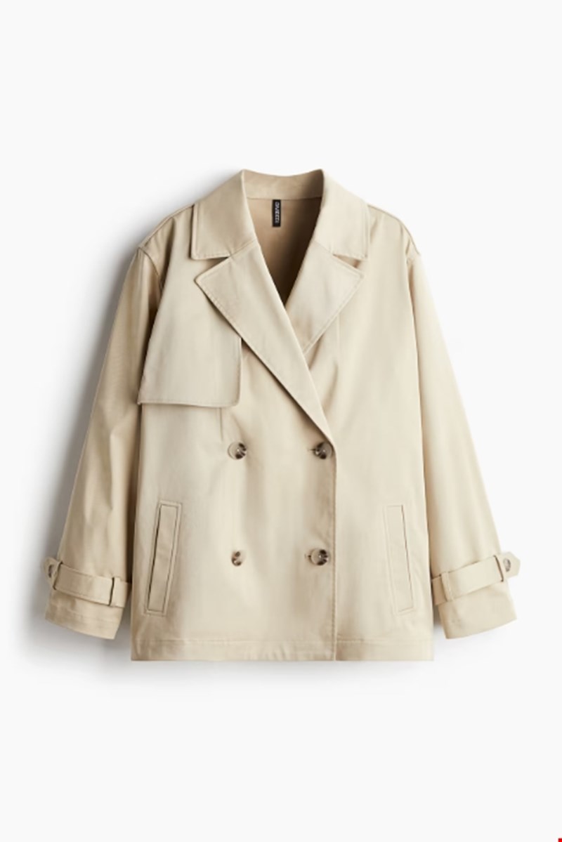 Κοντή καμπαρντίνα H&M