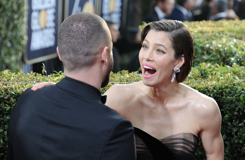 Jessica Biel Golden Globes 2018
