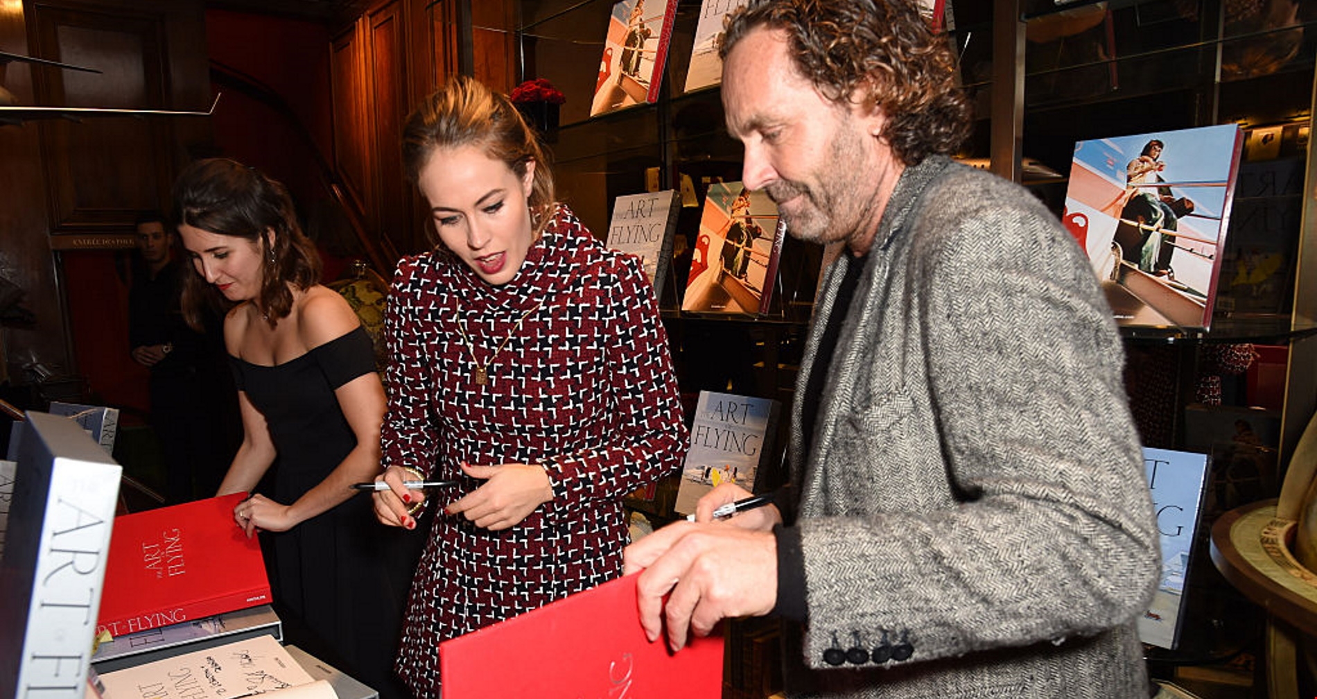 Nina Flohr | Με jacquard πουλόβερ για σκι στο St Moritz δίπλα στον πατέρα της Thomas Flohr