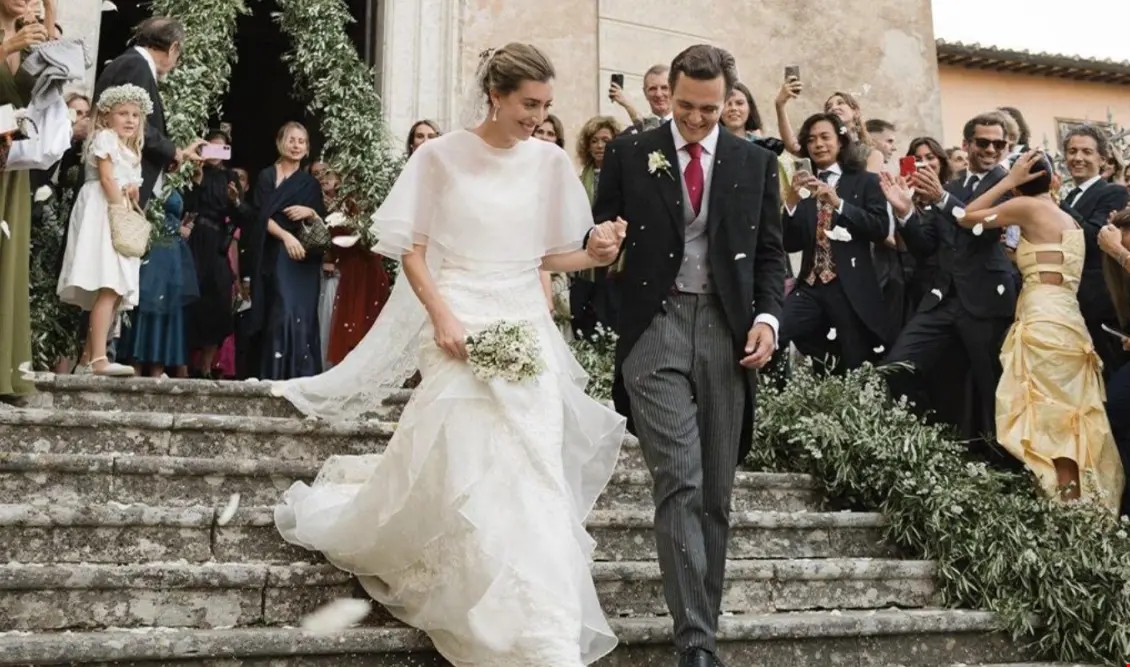 Δημήτρης Πατέρας - Giorgina Clavarino | Το φωτογραφικό άλμπουμ του γάμου τους στην ιταλική ύπαιθρο