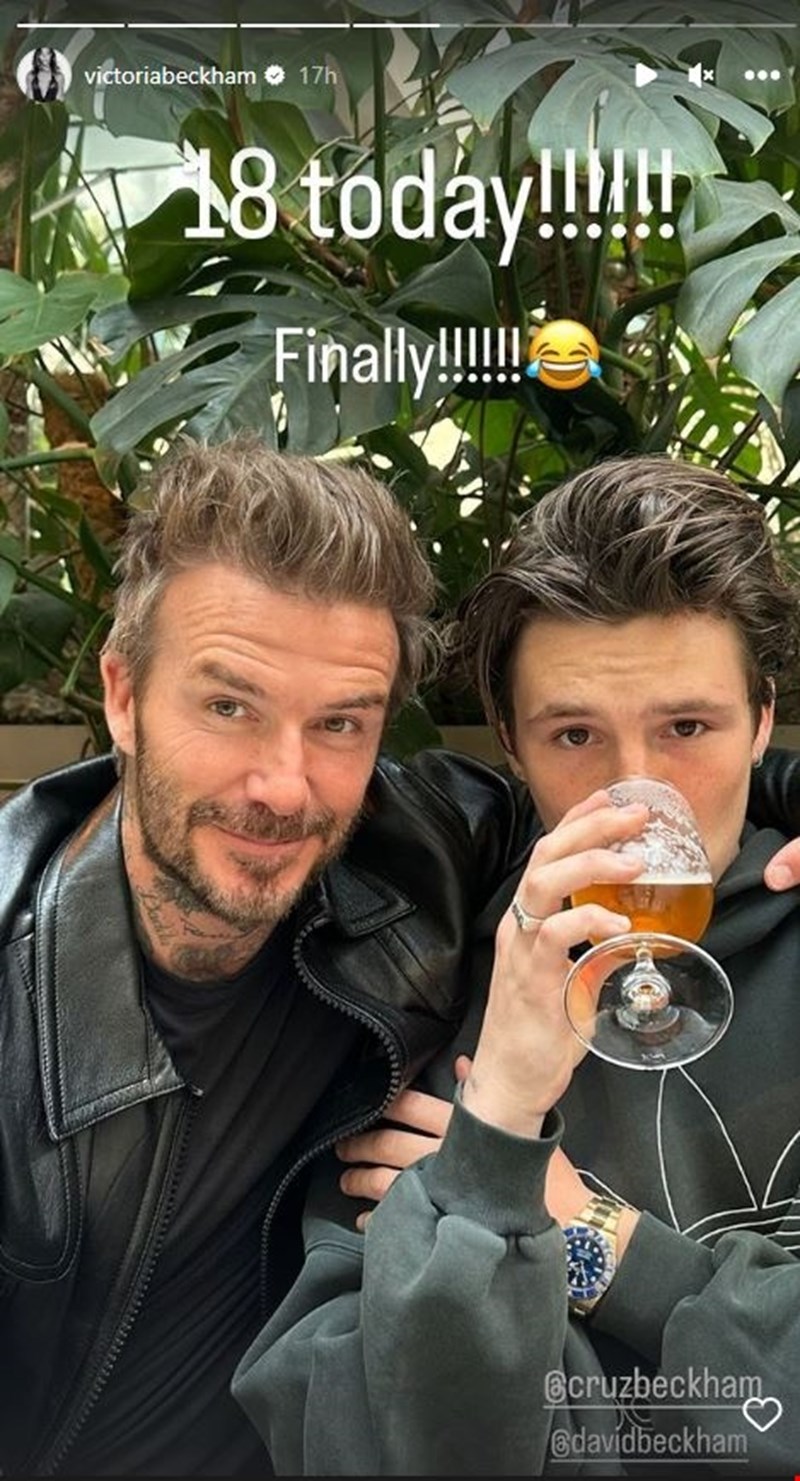 david beckham - cruz beckham