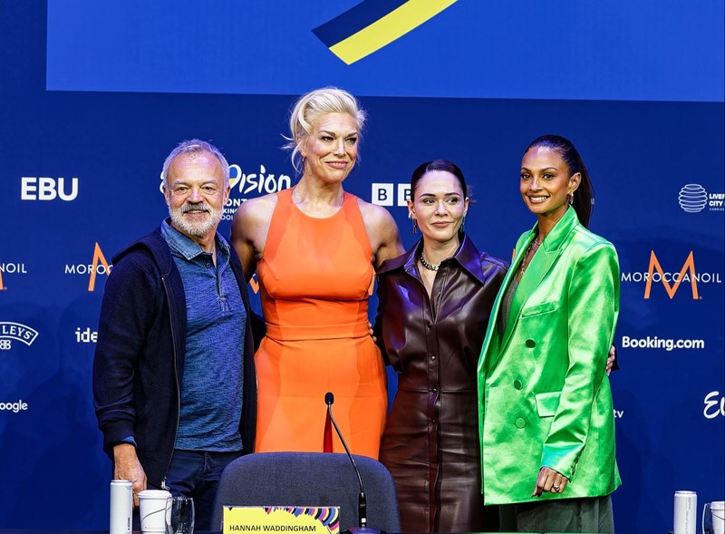 Graham Norton , Hannah Waddingham, Julia Sanina and Aleisha Dixon