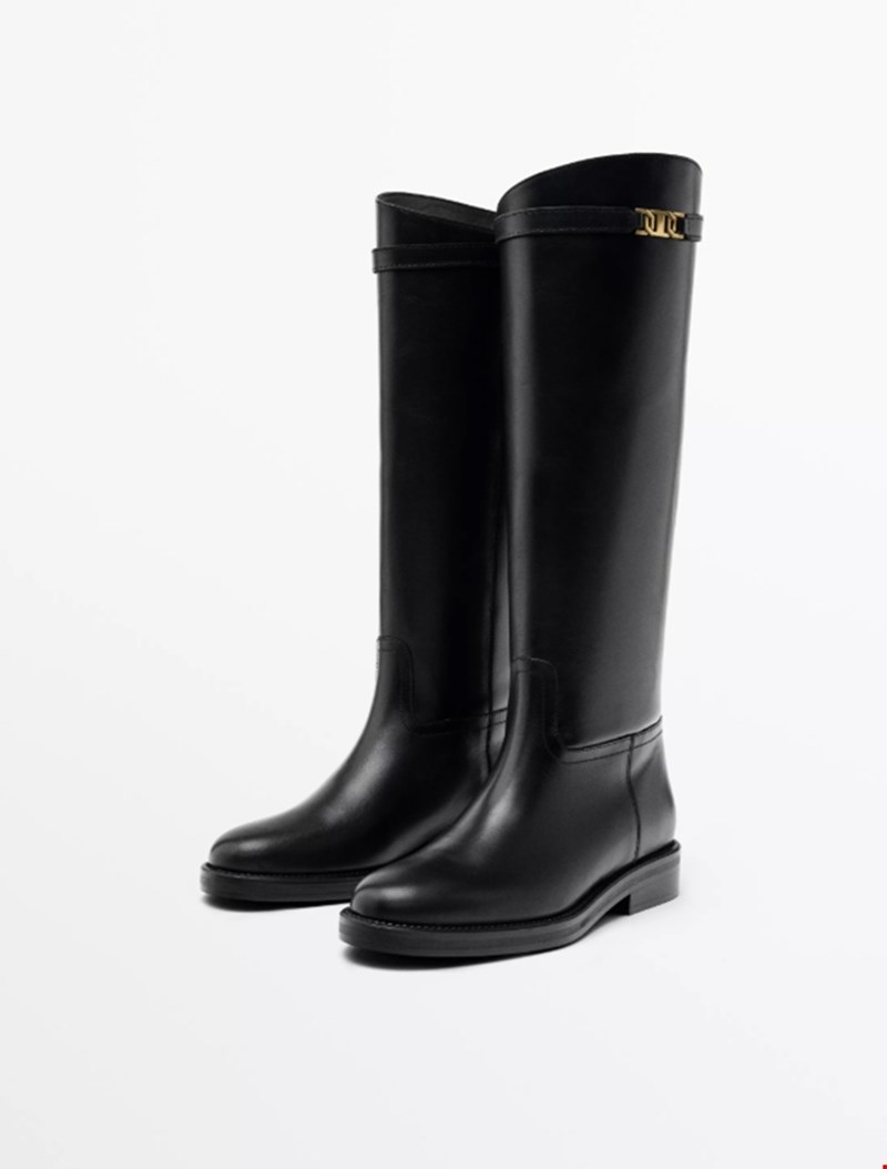 Δερμάτινες μπότες ιππασίας, Massimo Dutti