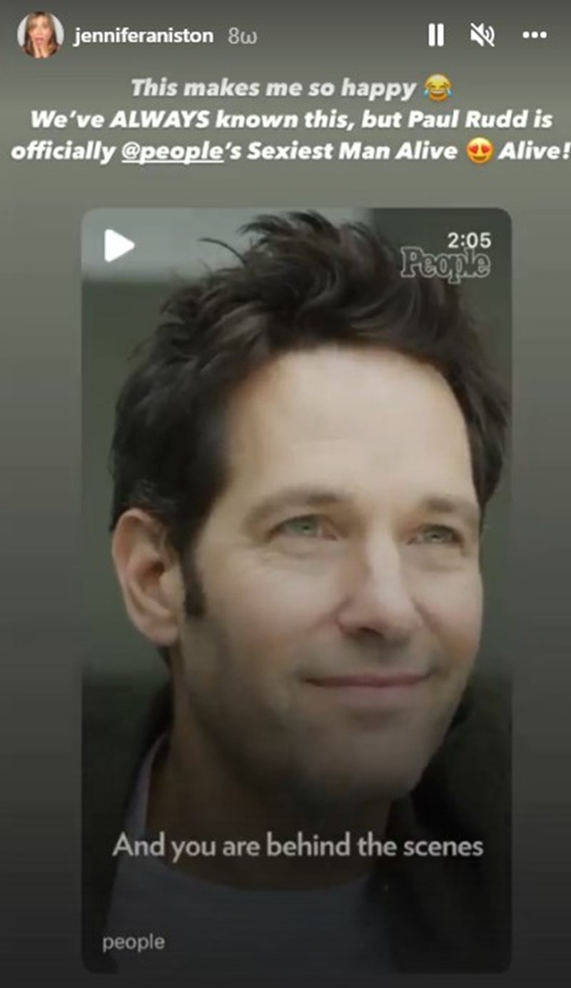 Jennifer Aniston, Paul Rudd