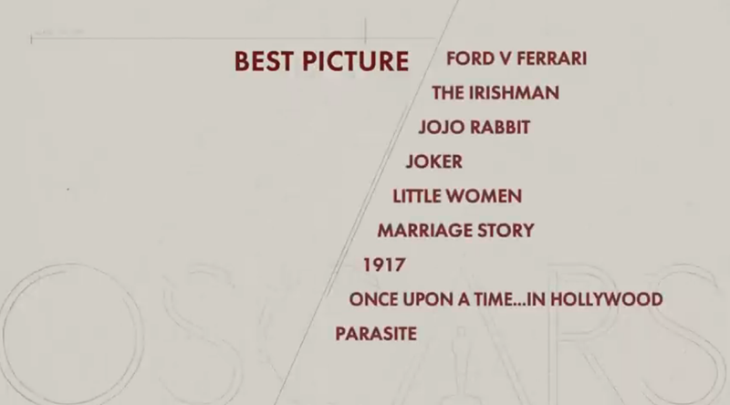 oscars 2020