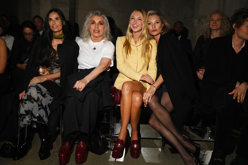 Demi Moore, Debbie Harry, Kate Moss, Lila Moss.