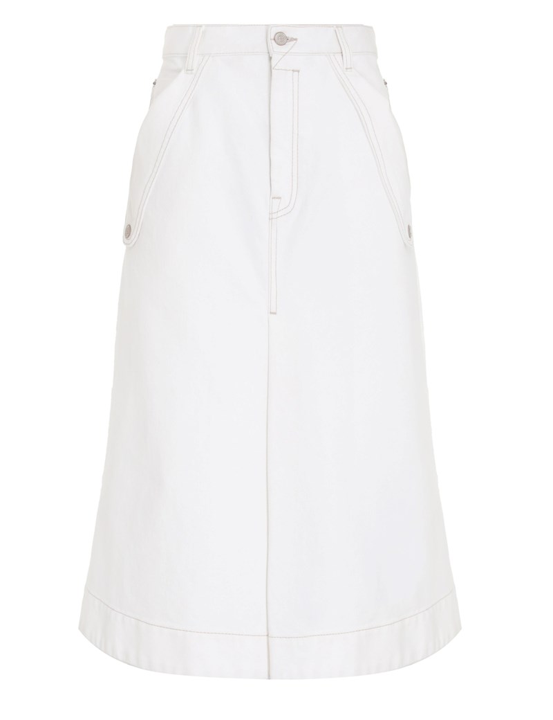 Pocket Skirt in Vintage White, Zimmermann.