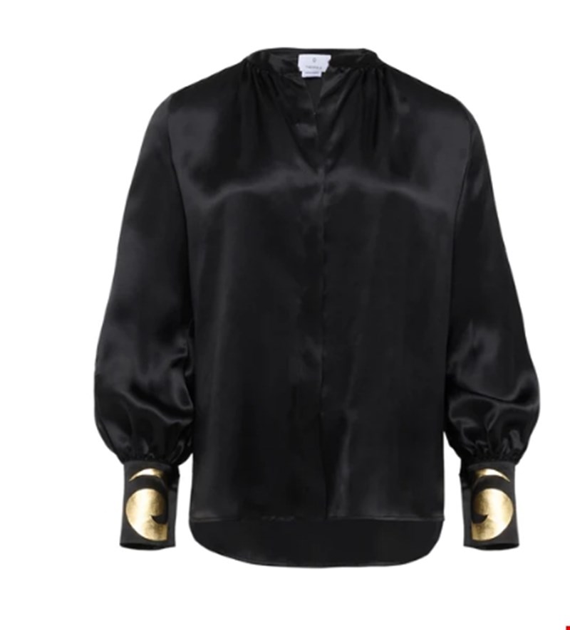 Kallos Gold Silk Shirt Themis Z