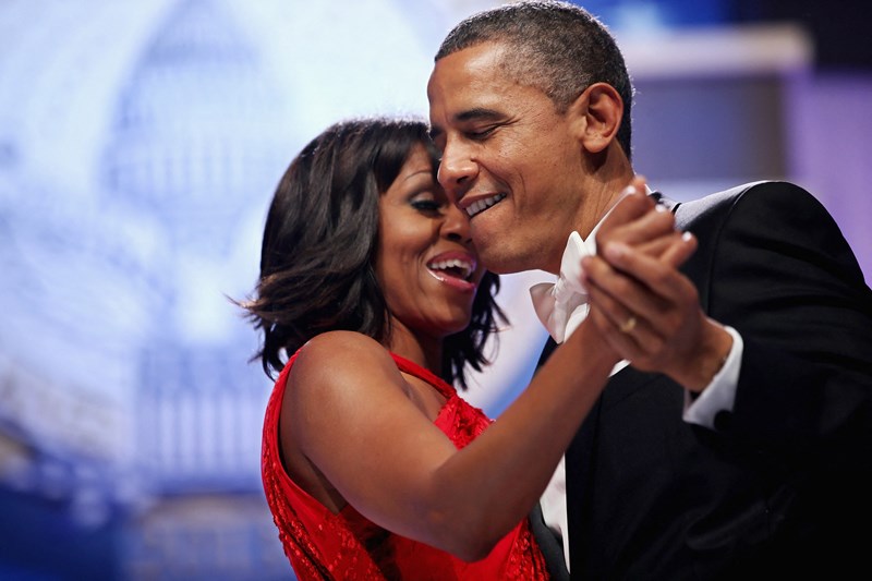 Michelle Obama & Barack Obama