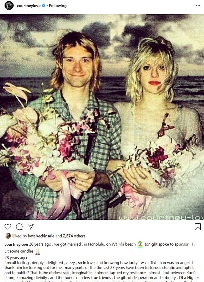 Kurt Cobain - Courtney Love