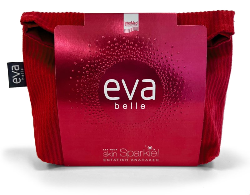 Συσκευασία του προϊόντος Eva Belle skin Sparkle giftpack της InterMed.