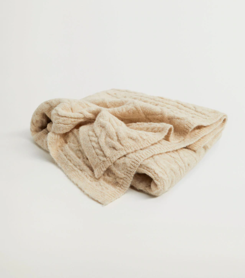 Πλεκτό κασκόλ, Mango