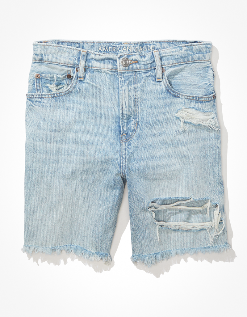 AE Low-Rise Denim Skater Short