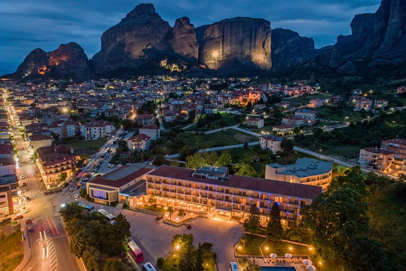 Η θέα από το Divani Meteora Hotel