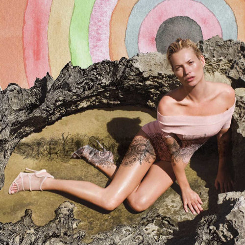 Kate for Stella: H Kate Moss ποζάρει για την κολλητή της Stella McCartney