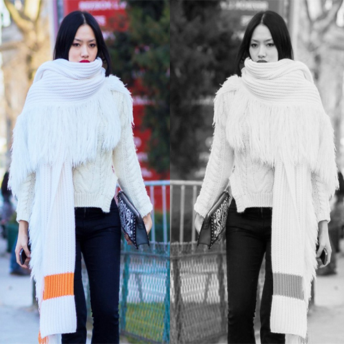 Το υπερμέγεθες μαντήλι είναι η τάση που θα σε βολέψει περισσότερο απ᾽όλες!