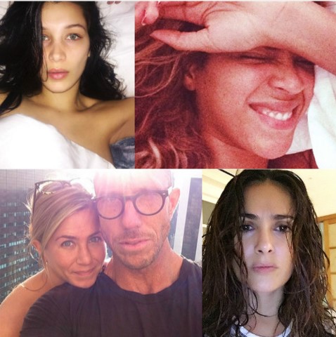 #nomakeup: Αυτές είναι οι διασημότερες selfies των stars χωρίς ίχνος μακιγιάζ